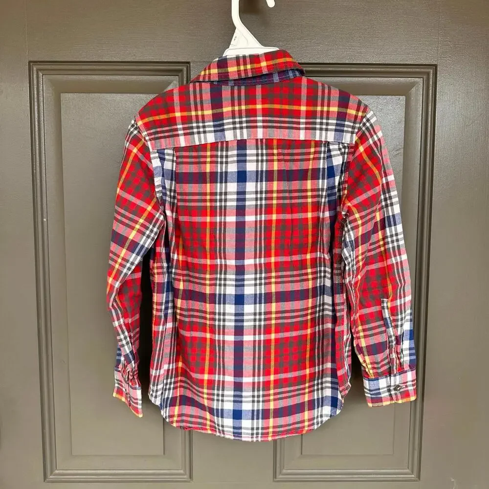 Ralph Lauren‎ Long-Sleeve Plaid Button-Down Shirt 6